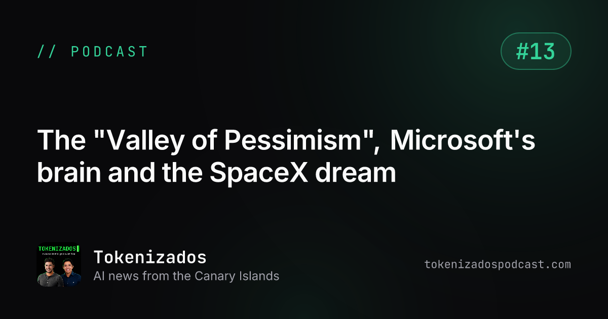 Tokenizados #13: The "Valley of Pessimism", Microsoft's brain and the SpaceX dream